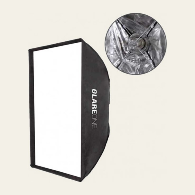 SOFTBOX GLAREONE szybki montaz Easy Fold 60x90 cm, mocowanie Bowens